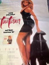 TINA TURNER LIVE 1987 - Poster Plakat Druck Musikposter Konzertposter - 118x83cm