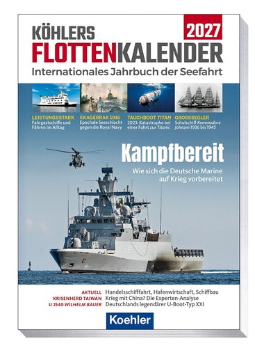 Köhlers flottenkalender 2027 - flottenkalender,