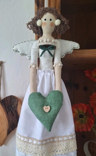 Deko stoff puppe handarbeit - deko, stoff-puppe