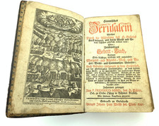 Antike Bibel 1792 Himmlisches Jerusalem gedruckt in Sulzbach 1791 Gebet Buch