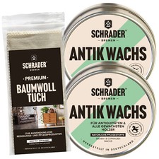Schrader antik wachs - wachs, +