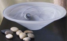 Brunnen Glas Schale Rund