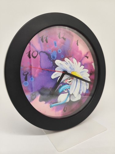 Diddl uhr blume 25cm - -,