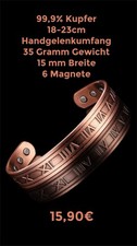 1 Kupfer Armband ROM Stark