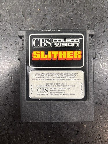 Colecovision slither tested - colecovision,