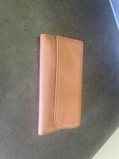 Damengeldbörse Leder Cognac