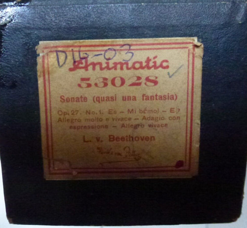 Pianola roll hupfeld - roll,