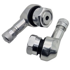 2x Silber Motorrad Alu