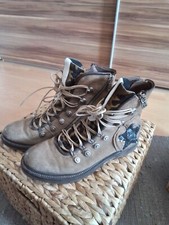 A.S.98 Boots Stiefel Gr.38 wildleder braun/mehrfarbig Trachten Oktoberfest 