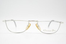 Vintage Brille Christian Dior 2943 Silber Oval Brillengestell eyeglasses
