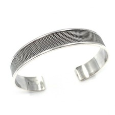 925 Silber Armspange solider