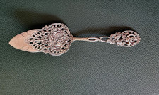 Tortenheber Schaufel Hildesheimer Rose Durchbruch 835 AB Silber 19 cm lang 40 g