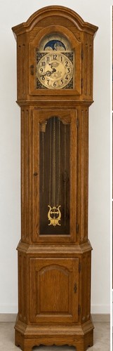 Standuhr eiche massiv - standuhr, –