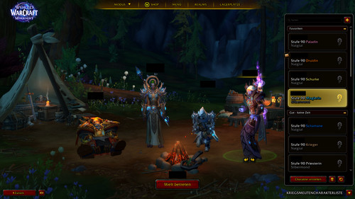 Wow account x lvl 90 - x,