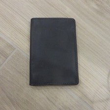 Mäppchen, Visitenkarten, Echt Leder Schwarz Neu