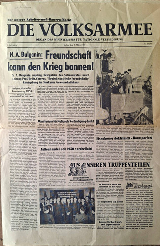 Die volksarmee ddr zeitung - ddr,,