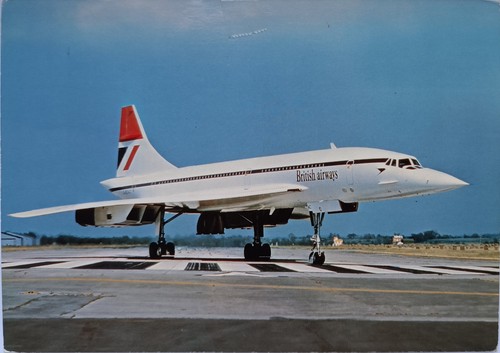 Flugzeug concorde mit - flugzeug,