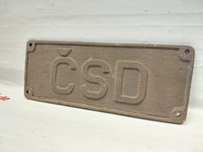 Cssr csd zugschild lokschild - cssr,