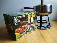 Fondue Set 18/8 Edelstahl