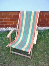 Liegestuhl DDR Holz Campingstuhl Gartenstuhl als Deko Nr. 2 sn91