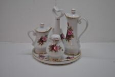 5 Teilig Gewürzständer  Menage  Essig/Öl/Salz/Pfeffer Chodziez Made in Poland