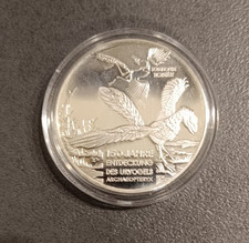 Medaille Gedenkausgabe   " 150 Jahre Entdeckung des Urvogels Archaeopteryx "