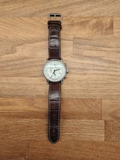 Zeppelin 100 Years 7680 / 42mm Silberes Edelstahlgehäuse mit Lederarmband