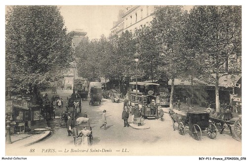 Bcyp11 0942 paris boulevard - bcyp11-0942-75,
