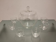 Vintage Bowle-Set, 7-teilig