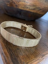 Milanaise Armband 750 Gelbgold