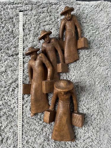 Holzrelief figur wandskulptur - figur,