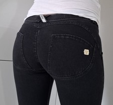 Freddy wr up Pant M 38 Schwarz Leicht Used Push-up Reg Waist Leggings Top