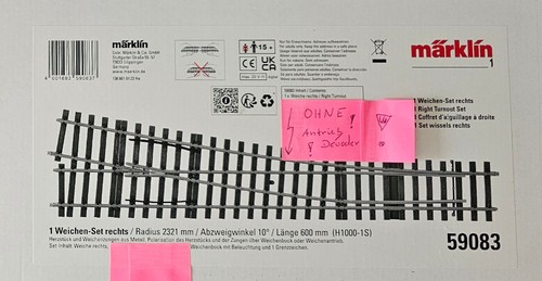 Märklin weiche rechts 59083 - märklin,