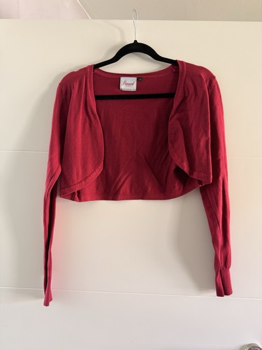 Bordeaux farbener bolero - bordeaux-farbener,