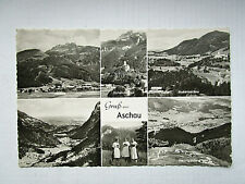 AK Gruß aus Aschau gelaufen 1955 Aschau im Chiemgau