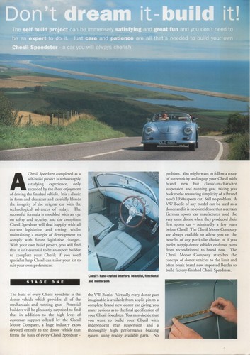 Chesil speedster kit car - kit,