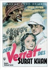 Cinema Filmkarte "Der Verrat des Surat Khan", Errol Flynn