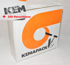 1000m Umreifungsband PP 15mm Breite // Verpackungsband + Verschlusshülsen 