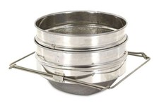 Honigdoppelsieb Edelstahl für