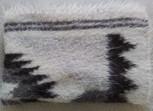 Handgewebte natur merino - handgewebte,