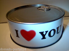 Exklusive Uhr aus der Dose XXL I Love you zum Sonderpreis als Geschenkidee