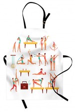 Gymnastik Kochschürze Seitpferd Ribbon