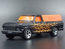 1973-1979 FORD F150 PICKUP TRUCK HARLEY DAVIDSON SCHWARZ 1/64 DIECAST MODELLAUTO