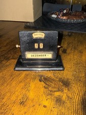 Vintage Ewiger Kalender Metall