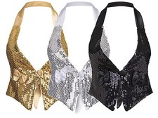 Glamour Pailletten Weste