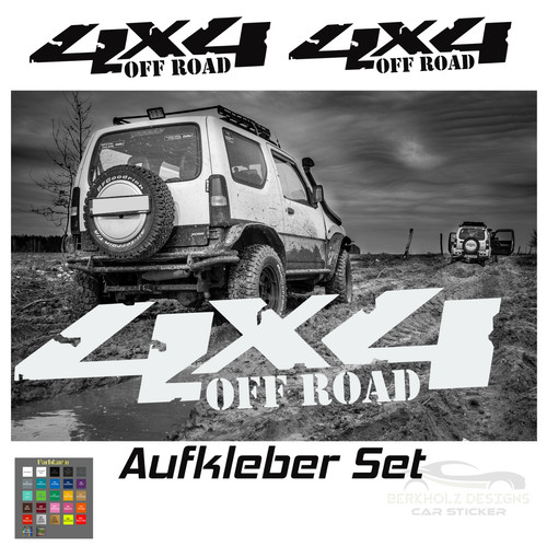 4x4 offroad aufkleber set - 4x4,