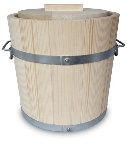 Kerazo 10l holz gäreimer - 10l, mit