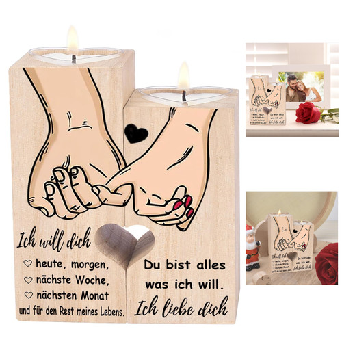 Liebesgeschenk kerzenhalter - liebesgeschenk,