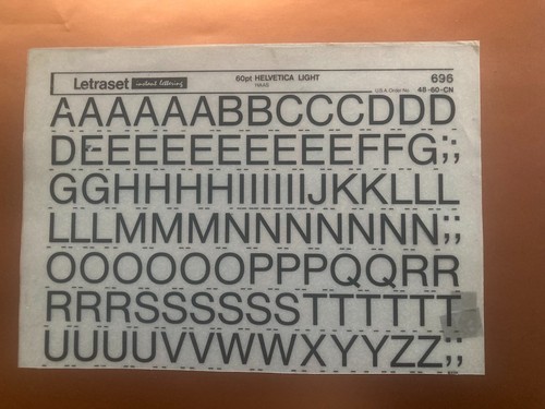 Letraset 696 helvetica - --,