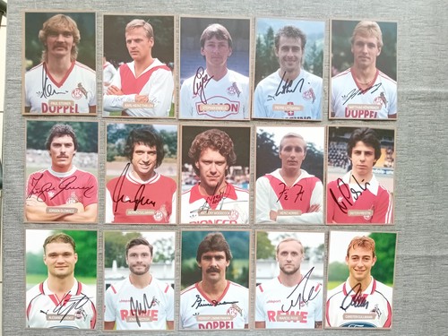 Köln autogrammkarten der - 1.fc,